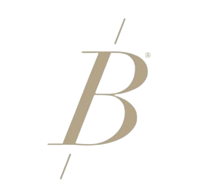 B logo